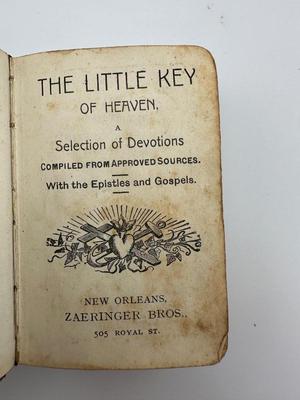 1890s, The Little Key of Heaven Pocket Prayer Book