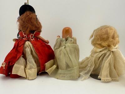 Three Storybook Dolls (See Details)