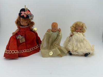 Three Storybook Dolls (See Details)