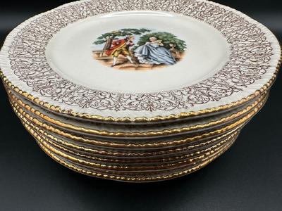 Homer Laughlin - Set of (9) Plates