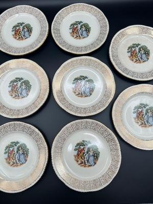 Homer Laughlin - Set of (9) Plates