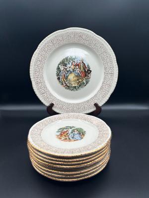 Homer Laughlin - Set of (9) Plates