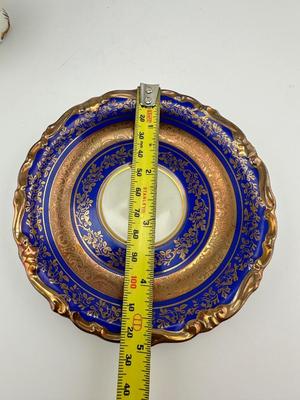 Alka Bavaria Tea Cup & Saucer Cobalt Blue &Gold