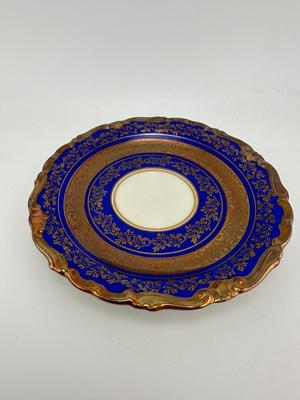 Alka Bavaria Tea Cup & Saucer Cobalt Blue &Gold