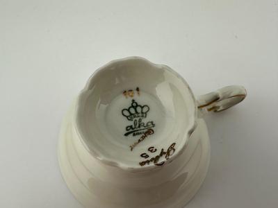 Alka Bavaria Tea Cup & Saucer Cobalt Blue &Gold