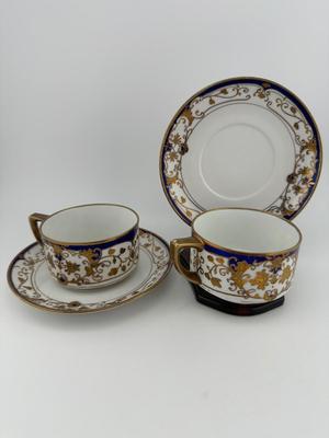 4pc Vintage Japanese Cups & Saucers