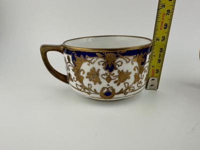 4pc Vintage Japanese Cups & Saucers