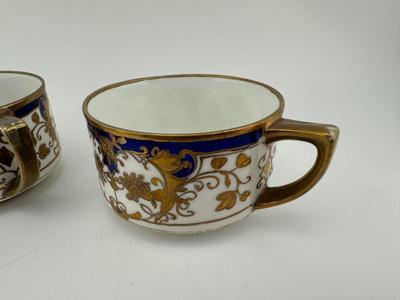 4pc Vintage Japanese Cups & Saucers