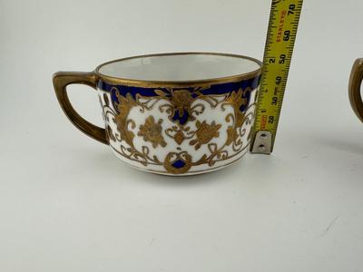 4pc Vintage Japanese Cups & Saucers
