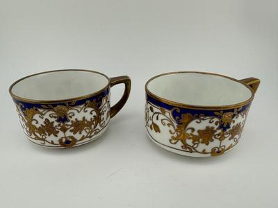 4pc Vintage Japanese Cups & Saucers
