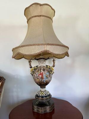 Vintage Porcelain Lamp