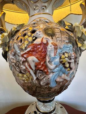 Vintage Porcelain Lamp