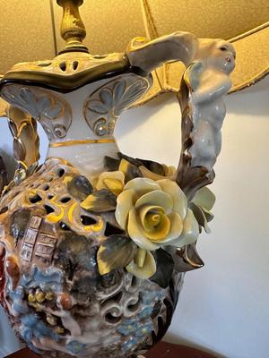 Vintage Porcelain Lamp