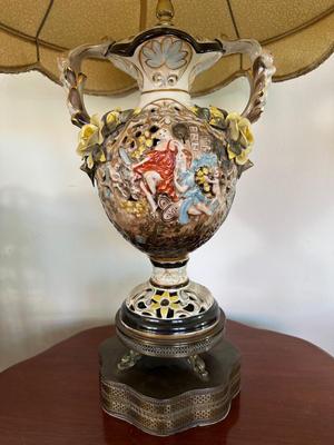 Vintage Porcelain Lamp
