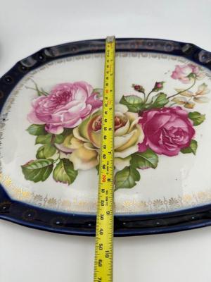 Antique Floral Tea Set (See Details)