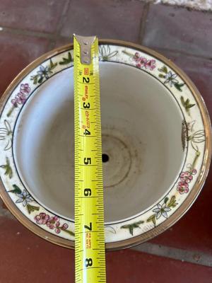 Vintage Chinoiserie and Oriental Planters with Base
