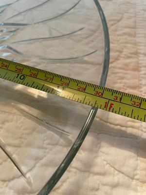 Glass divided plate