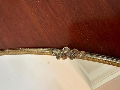 Matson Gold Decorative Glass Mirror Tray, Picture Frame & Vanity Mirror