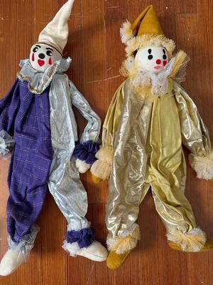 Handmade Jester Clowns (4)