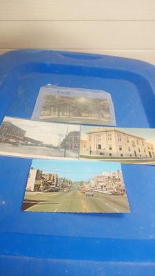 LOT 9 FOUR OLD POSTCARDS OF GREELEY COLORADO