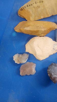 LOT 10 OLD INDIAN TOOLS FROM NORTH EASTERN COLORADO