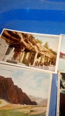 LOT 11 SEVEN OLD POSTCARDS OF COLORADO