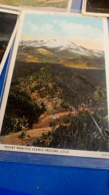 LOT 11 SEVEN OLD POSTCARDS OF COLORADO