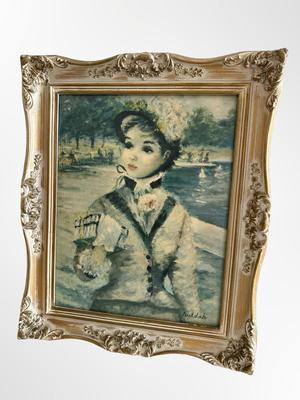 Vintage Framed Huldah Prints