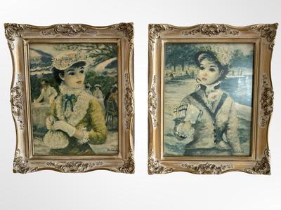 Vintage Framed Huldah Prints