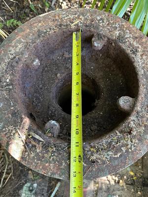 Cement / Iron Plant Stand