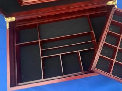 2 Level Jewelry / Collectibles Case