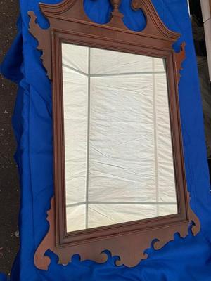 Chippendale Style Mahogany Mirror