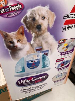 Bissell Little Green Pet Carpet Cleaner In Box