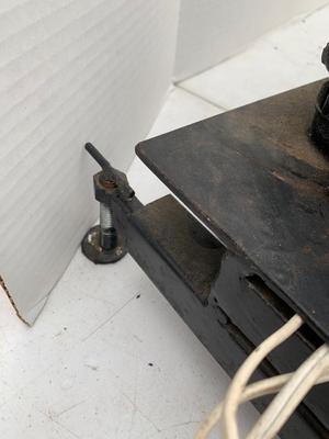 Vintage Hand Crafted From Scratch Heavy Metal Crane