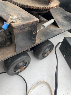 Vintage Hand Crafted From Scratch Heavy Metal Crane