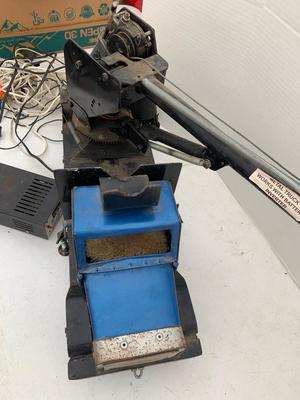 Vintage Hand Crafted From Scratch Heavy Metal Crane