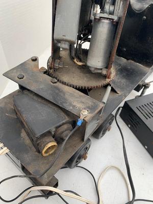 Vintage Hand Crafted From Scratch Heavy Metal Crane