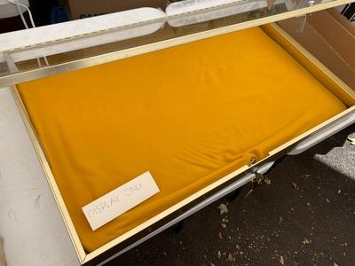 Large Vintage Portable Showcase In Box