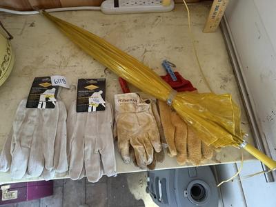 Gloves and a cool umbrella