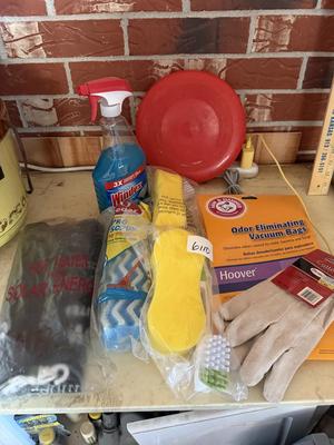 Sponges, frisbee windex