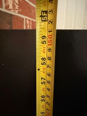 Black storage cabinet