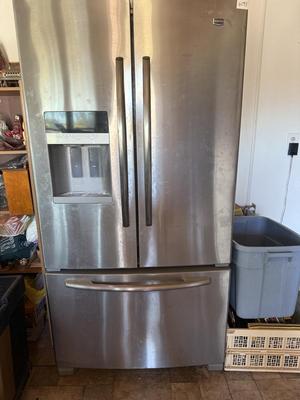 Maytag 26 cu ft French door refrigerator