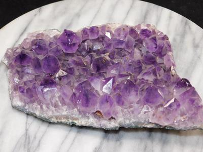 Nice Chunk of Amethyst Crystals 8” Long