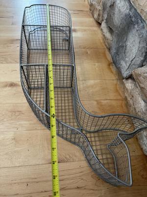 Whale Metal Wall Shelf/Decor