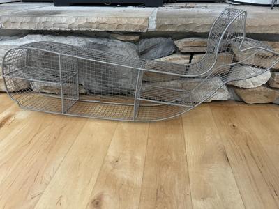 Whale Metal Wall Shelf/Decor