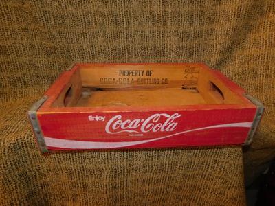 Vintage Wooden Coca Cola Crate 18”x11.75”x4”