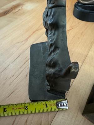 Bronze Book Ends - Cats & Dogs