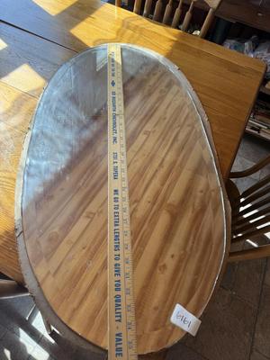 Oblong mirror