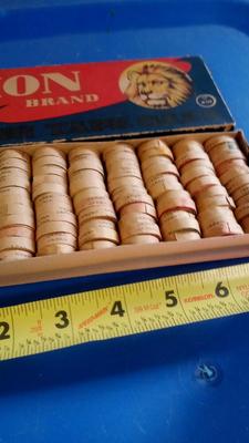 LOT 13 BOX OF OLD CAPS FOR TOY GUNS