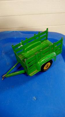 LOT 14 HUBLEY STOCK RACK TRAILER